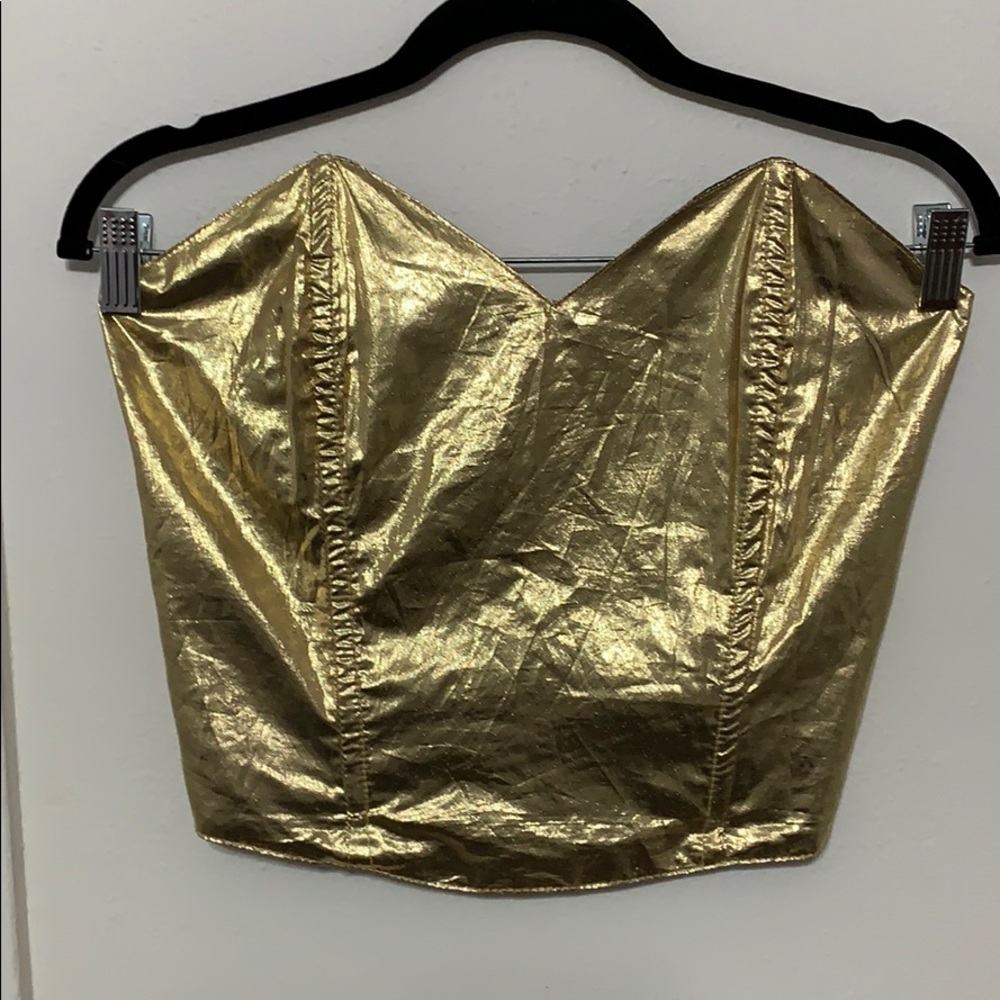 Gold Bustier